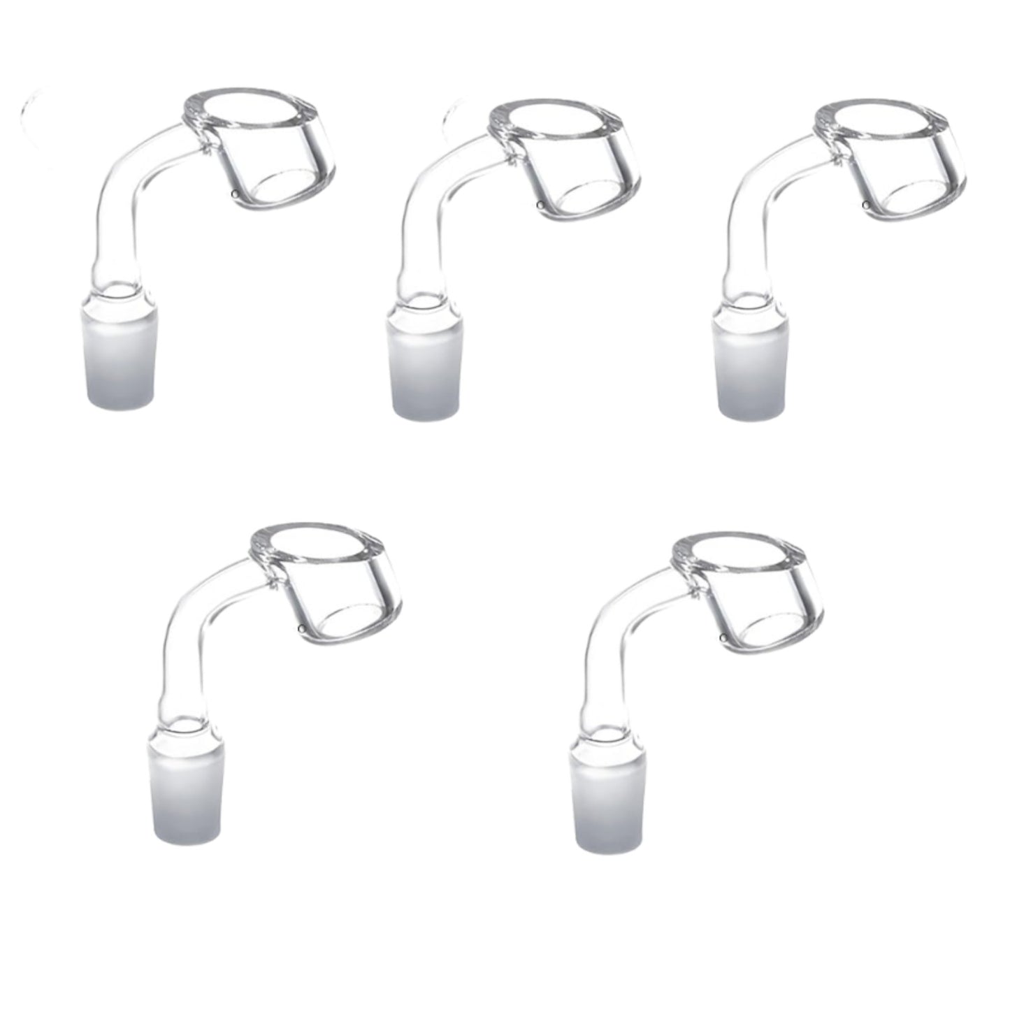 10pcs 14mm 45° Quartz Banger