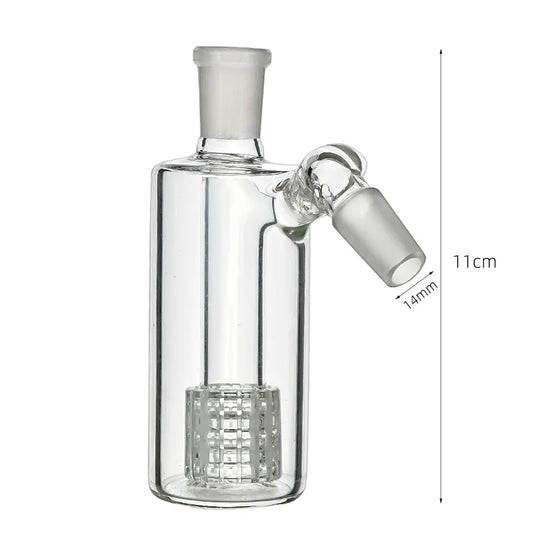 Glass Ash Catchers Smoking 45 Degree Catcher Collector 14mm Male Joint For Bongs Hookah Water Pipe Accessories Color