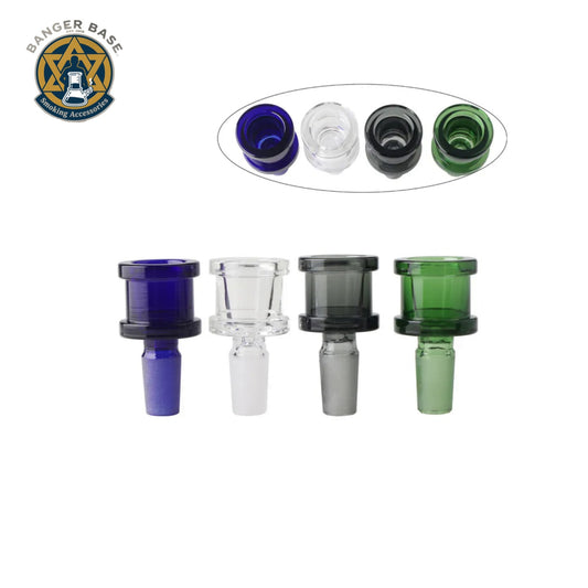 2pcs Glass Bowl Pieces Female Male 14mm Coloured Glass Bowls For Oil Rigs Glass Bongs