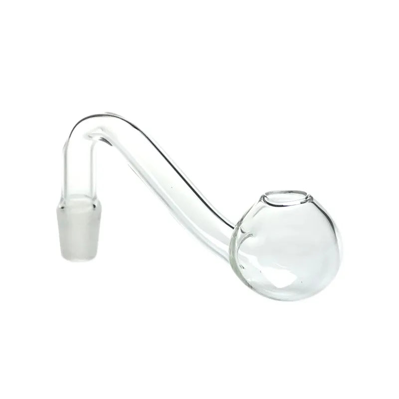1pcs  Glass Oil Burner Pipe Big Bowl Clear Thick Pyrex Water Pipes 10mm 14mm 18mm Male Female For Smoking Tobacco Hookah Tube Bong Dab Rig