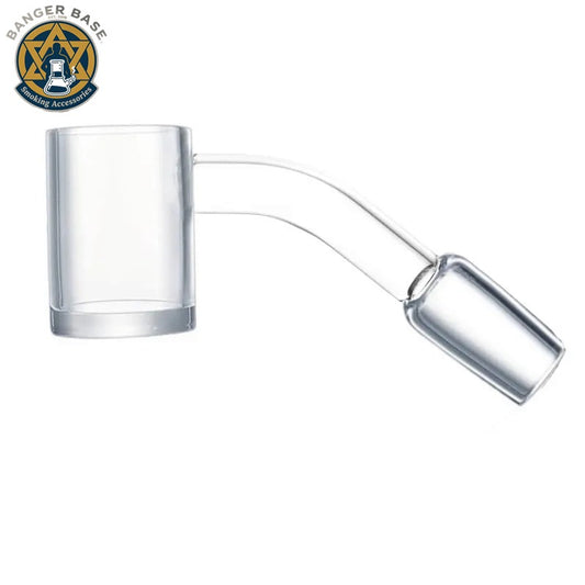 25mm Hookah Quartz Banger Smoking Bowls Slide 14mm Male 90 Degree Angle Flat Top Bangers nail Pipes For Water Bubbler Bong Rigs