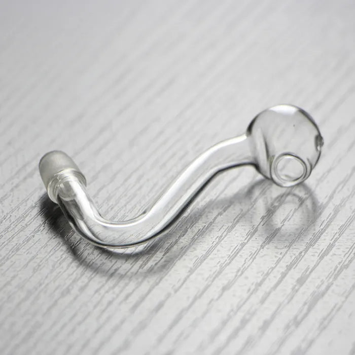 1pcs  Glass Oil Burner Pipe Big Bowl Clear Thick Pyrex Water Pipes 10mm 14mm 18mm Male Female For Smoking Tobacco Hookah Tube Bong Dab Rig